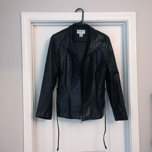 Black Genuine Leather Jacket Womens